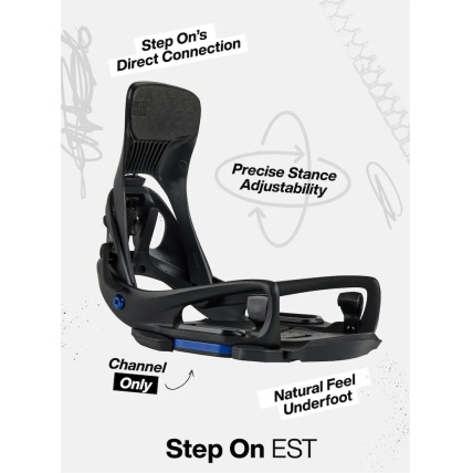 Burton Step On Genesis EST Silver Snowboard Bindings
