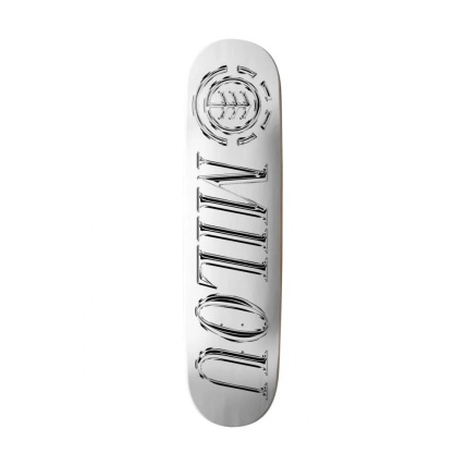 Element Pro Vincent Milou White Chrome 8.5 Skateboard Deck