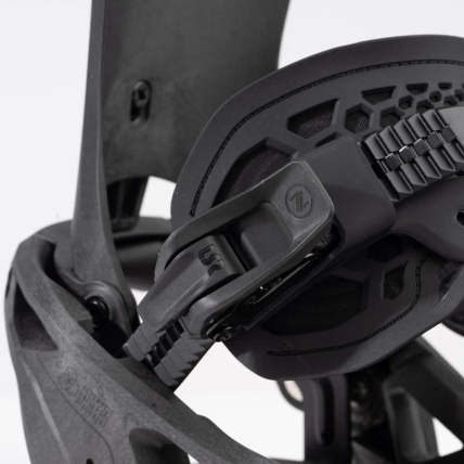 Nidecker Carbon Supermatic Unisex Step In Snowboard Bindings