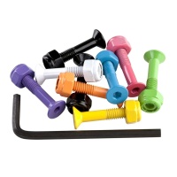 Enuff - 1in Coloured Skate Bolts Truck Hardware 