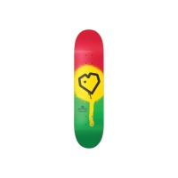 Blueprint - Spray Heart Rasta 8.0 Skateboard Deck