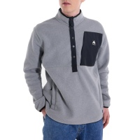 Burton - Cinder Fleece Pullover Gray Heather Mens Sweat