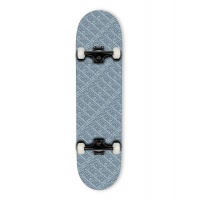 Fracture All Over Grey Comic Complete Skateboard 8.25