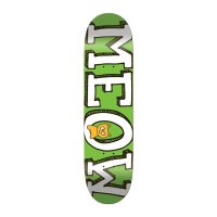 Meow - Logo Green 8.25 Skateboard Deck