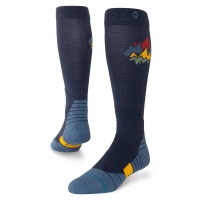 Stance - Peaks Navy Mid Merino Blend Snow Socks
