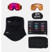 Anon M6 Black Perceive Sunny Red +Spare +MFI Snow Goggles